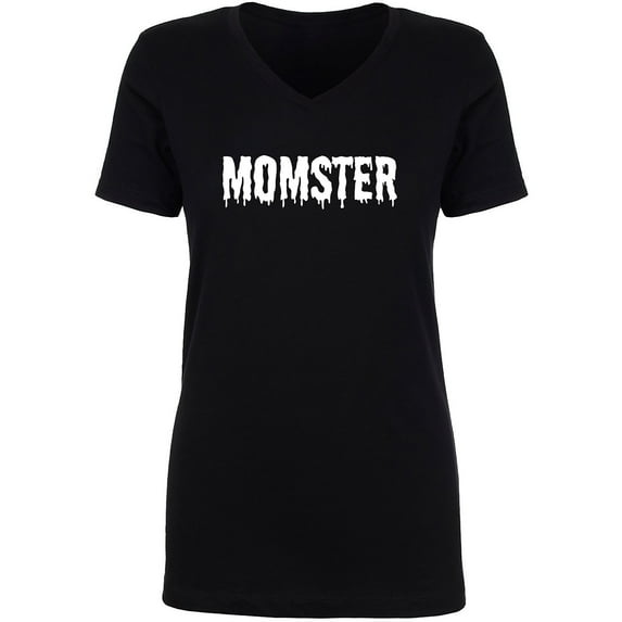 Momster Womens V-Neck T-Shirt