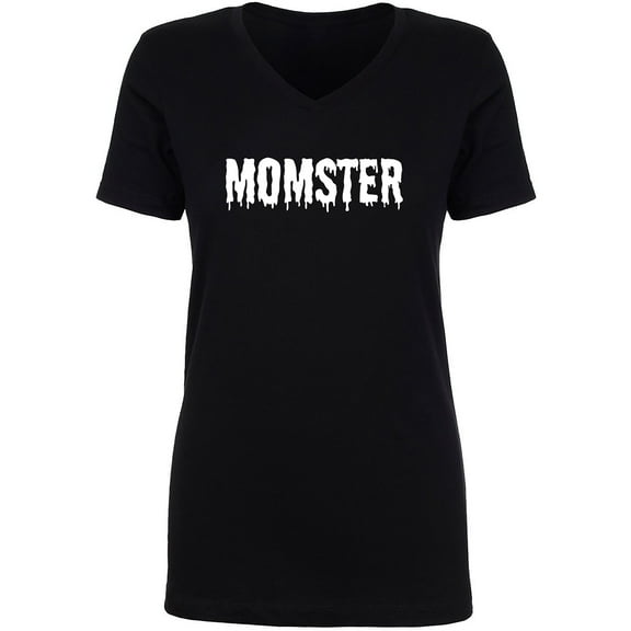 Momster Womens V-Neck T-Shirt
