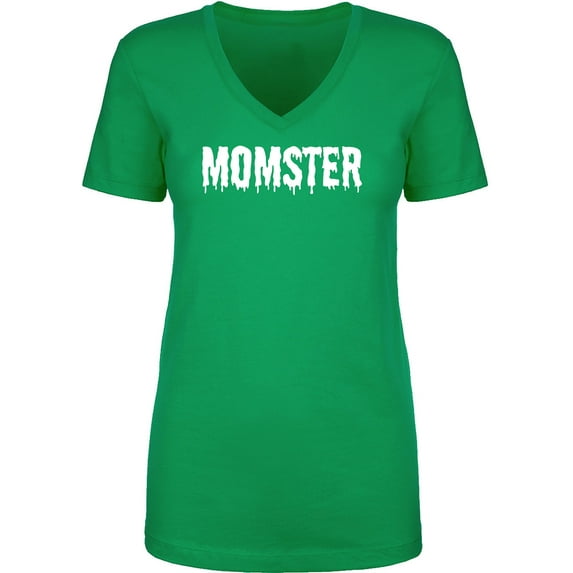 Momster Womens V-Neck T-Shirt