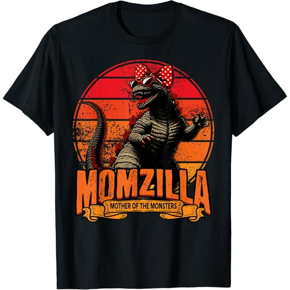 Momzilla Mother Of The Monsters Funny Gifts Mother'S Gift T-Shirt Unisex S-5XL Hot Trending Shirt, Vintage Birthday Gift