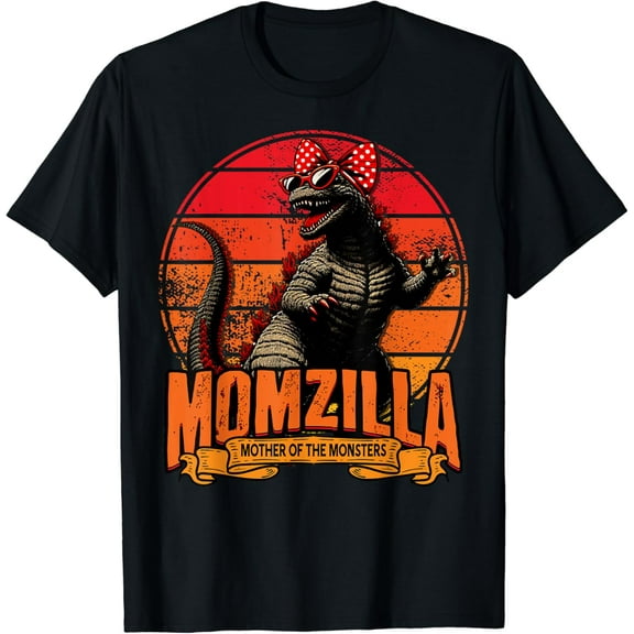 Momzilla Mother Of The Monsters Funny Gifts Mother'S Gift T-Shirt Unisex S-5XL Hot Trending Shirt, Vintage Birthday Gift