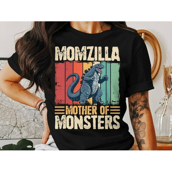 Momzilla Mother Of The Monsters T-shirt, Funny Mother's Day T-shirt, Vintage Momzilla T-shirt, The Monsters T-shirt, Momzilla T-shirt.