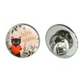 thumbnail image 1 of Mon Amour My Love French Cat Heart Metal 0.75" Lapel Hat Pin Tie Tack Pinback, 1 of 5
