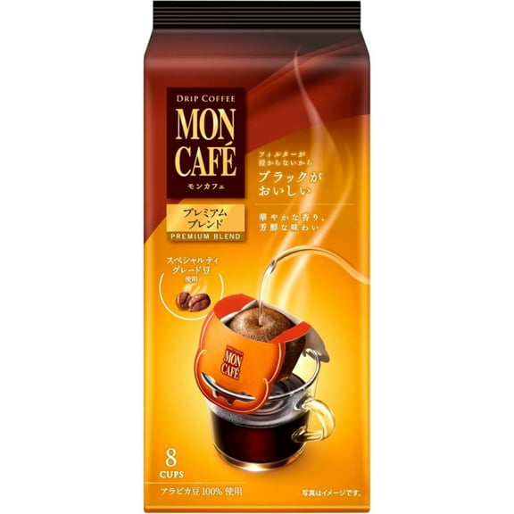 Mon Caf Premium Blend Drip Coffee 8 Servings  Specialty Japanese Single Serve  Made in JAPAN - Tokyo Sakura Mall