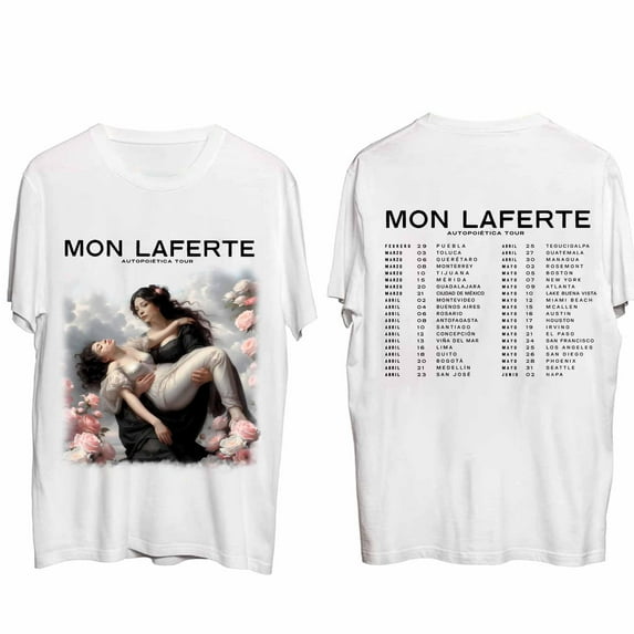 Mon Laferte Autopoietica Tour Tshirt 3D Cosplay Short Sleeve Fashion Crewneck T Shirt