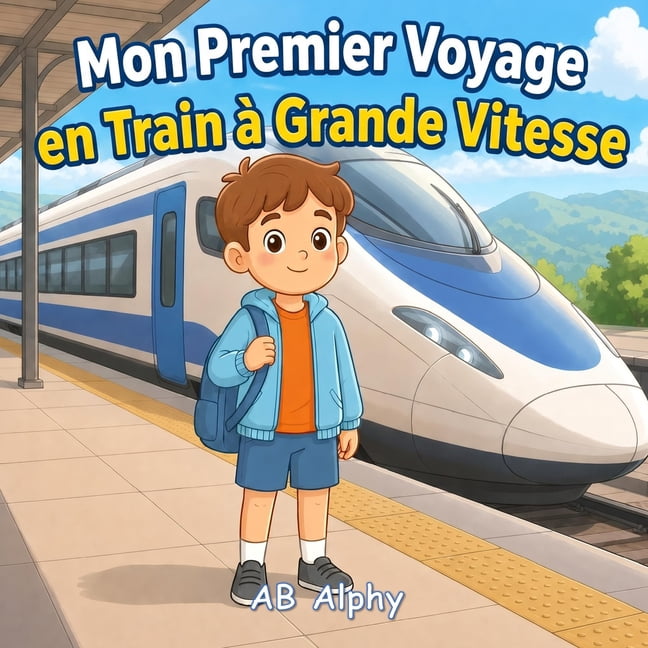 Mon Premier Voyage en Train à Grande Vitesse: Une douce histoire sur la sécurité, le courage et un premier voyage en tra, (Paperback)