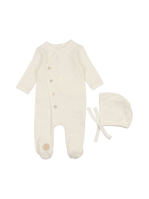 Mon Tresor Posh Pointelle Gift Set 6M White