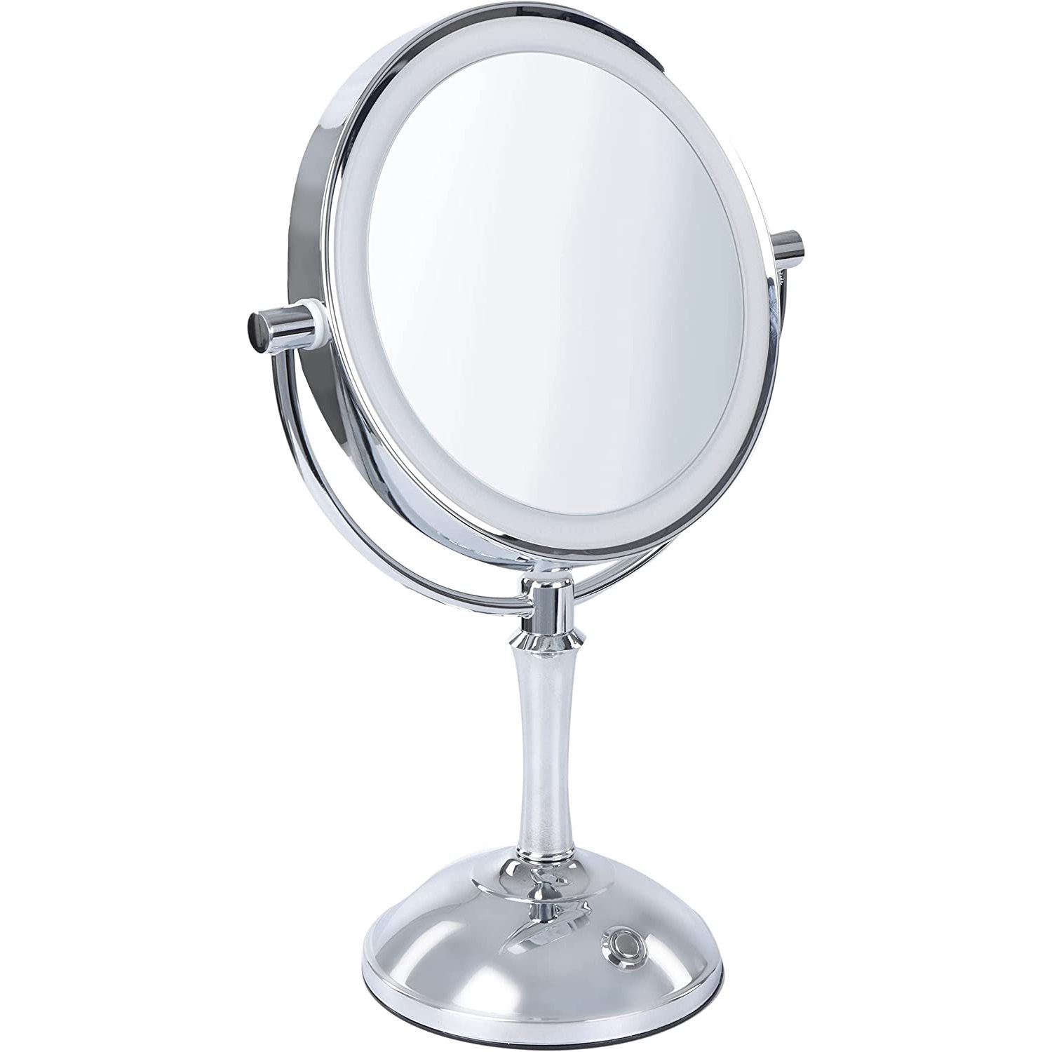 MonMed Lighted Makeup Mirror with Magnification 1x and 10x Magnifying