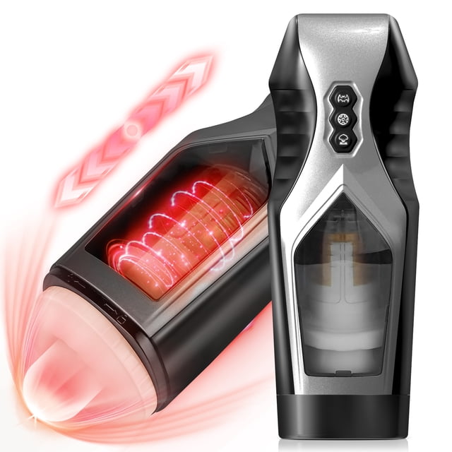 MonNn Male Masturbator Cup, Hands Free Stroker Sex Toy for Men, 7 Modes ...