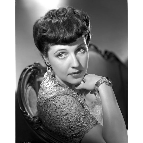 Mona Bari on Embroidered Top sitting and posed Photo Print (8 x 10)