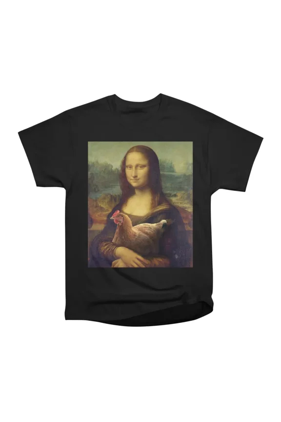 Mona Chicken T-Shirt Tee Gift For Him Merch For Her Apparel For Friend