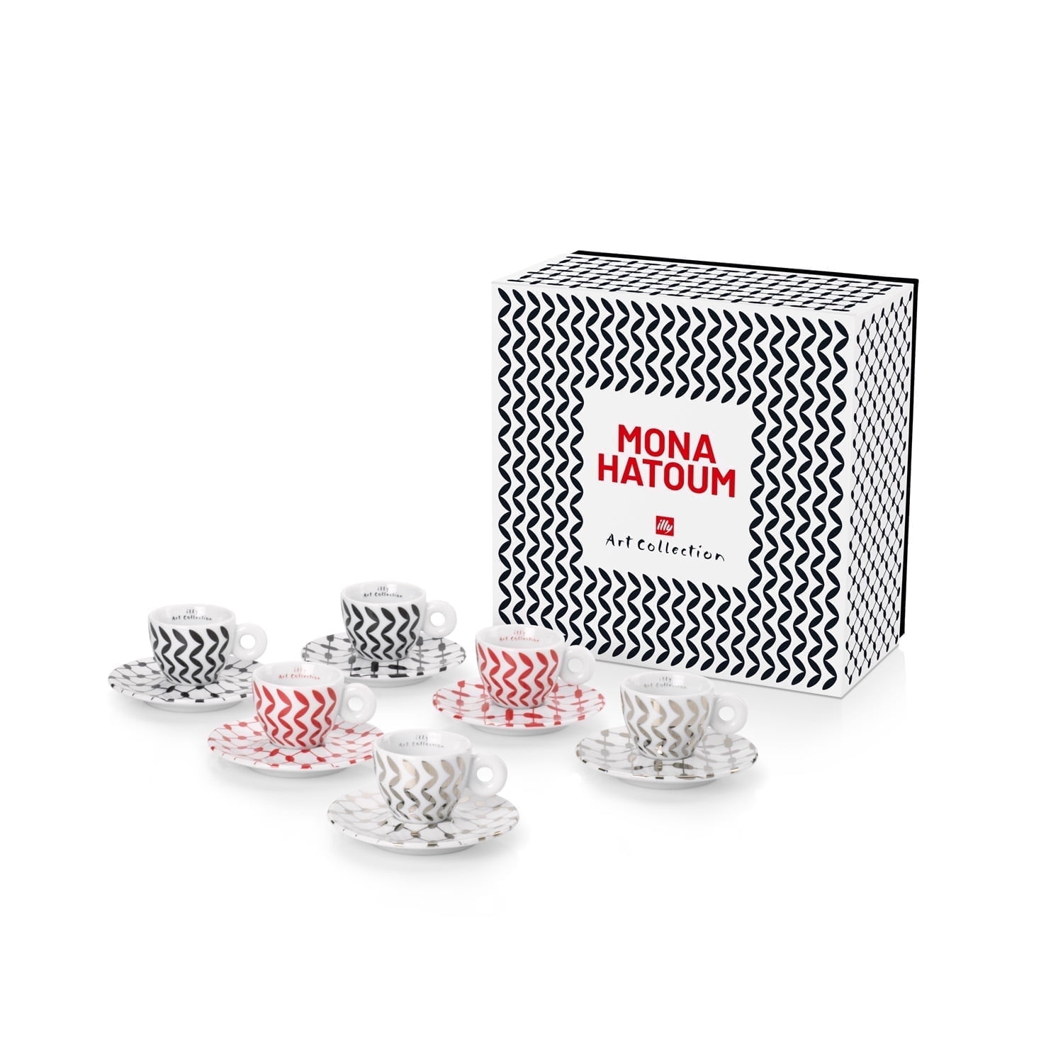 Mona Hatoum illy Art Collection - Set of 6 Espresso Cups and