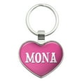 thumbnail image 1 of Mona I Love Name Heart Metal Key Chain, 1 of 1