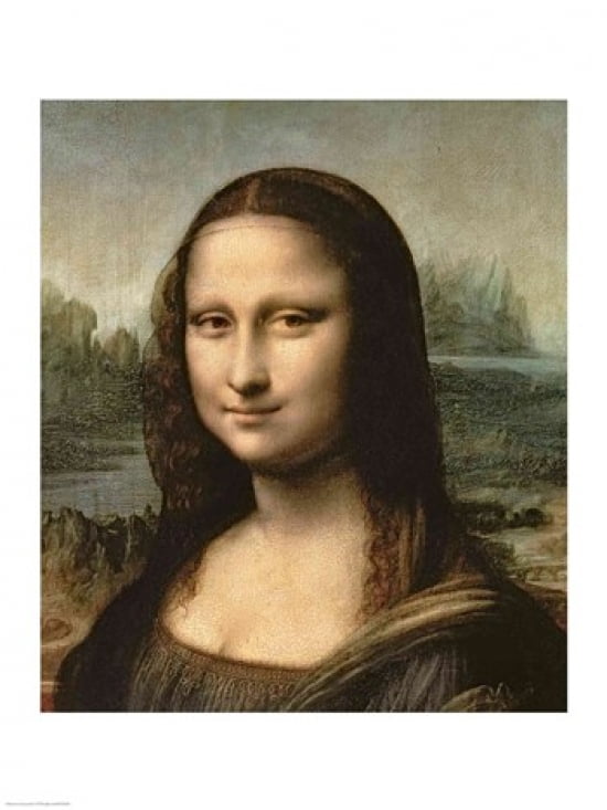 Mona Lisa Canvas Art - Leonardo Da Vinci (18 x 24)