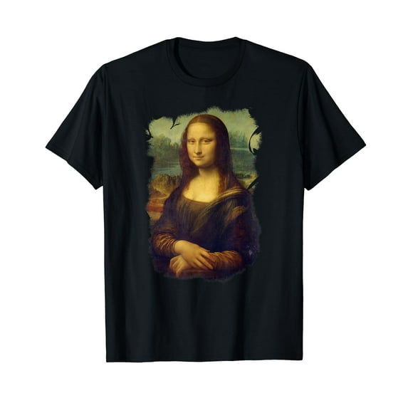 Mona Lisa Famous Art Stylish Design T-Shirt
