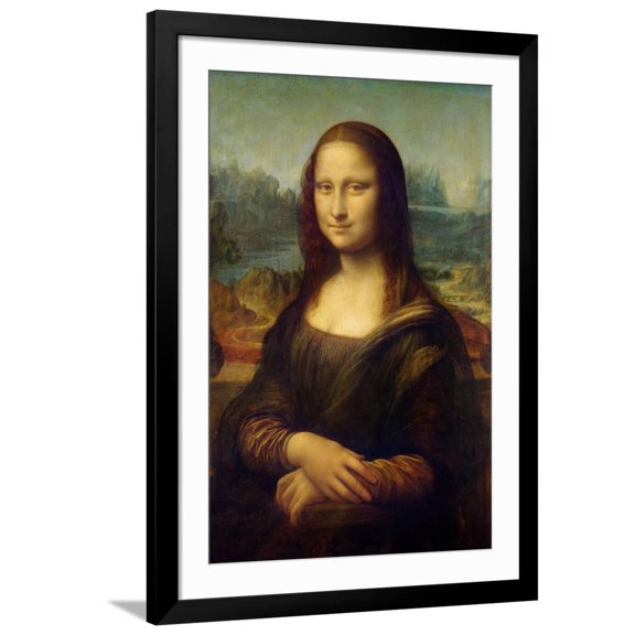 Mona Lisa Framed Art Print by Leonardo Da Vinci, 24" x 36", Sold by Art.com