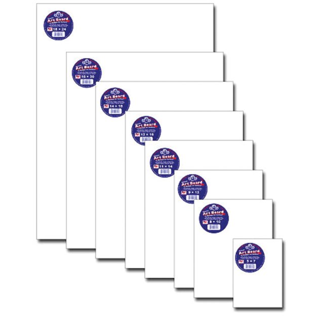 Mona Lisa Gessoed Masonite 5in x 7in