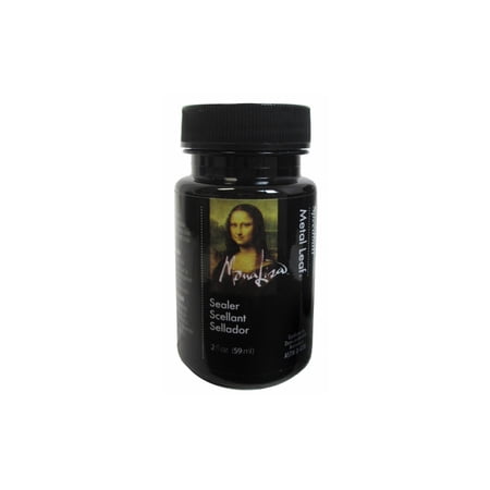 Mona Lisa Water-Based Metal Leaf Sealer 2oz Brush-On Anti-Tarnish