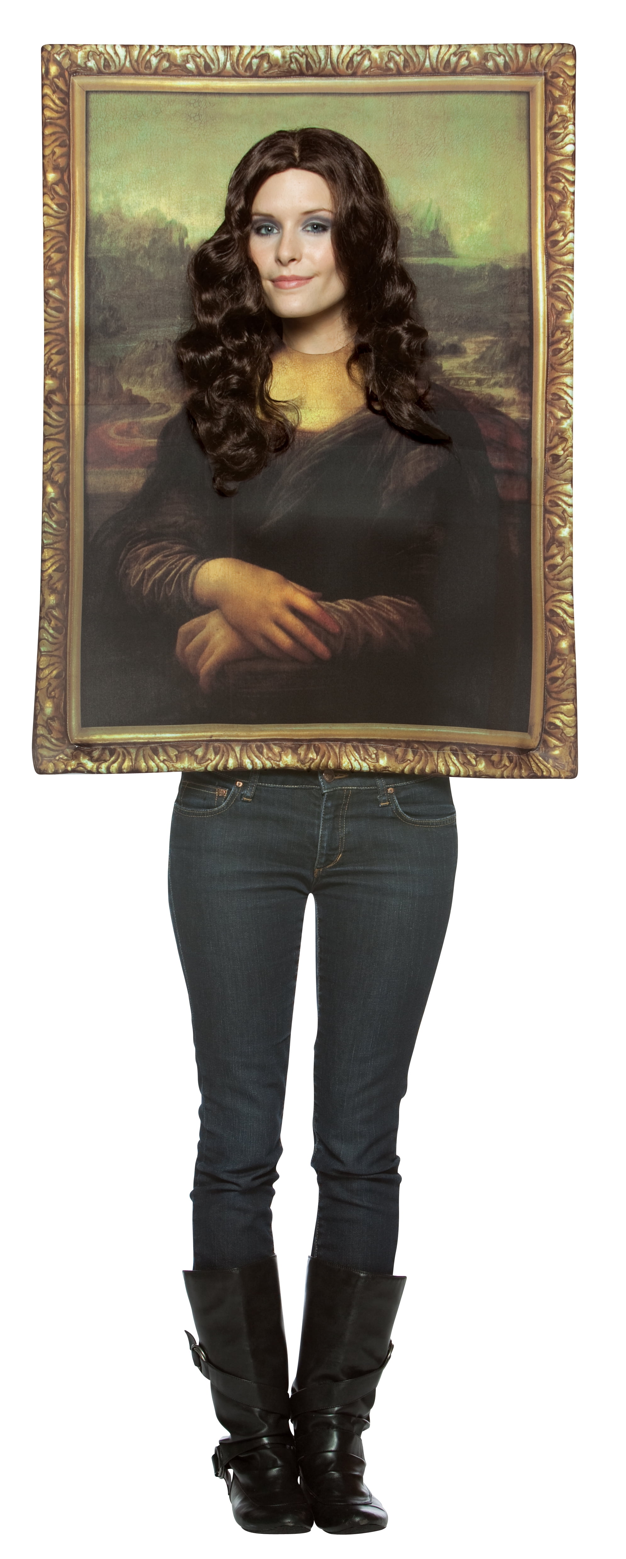 Mona Lisa Halloween Costume Men's and Women's, Adult One Size, Multicolor, by Rasta Imposta