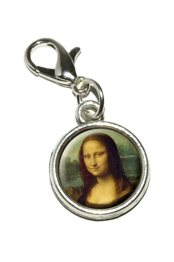 Mona Lisa Painting by Leonardo da Vinci Bracelet Charm