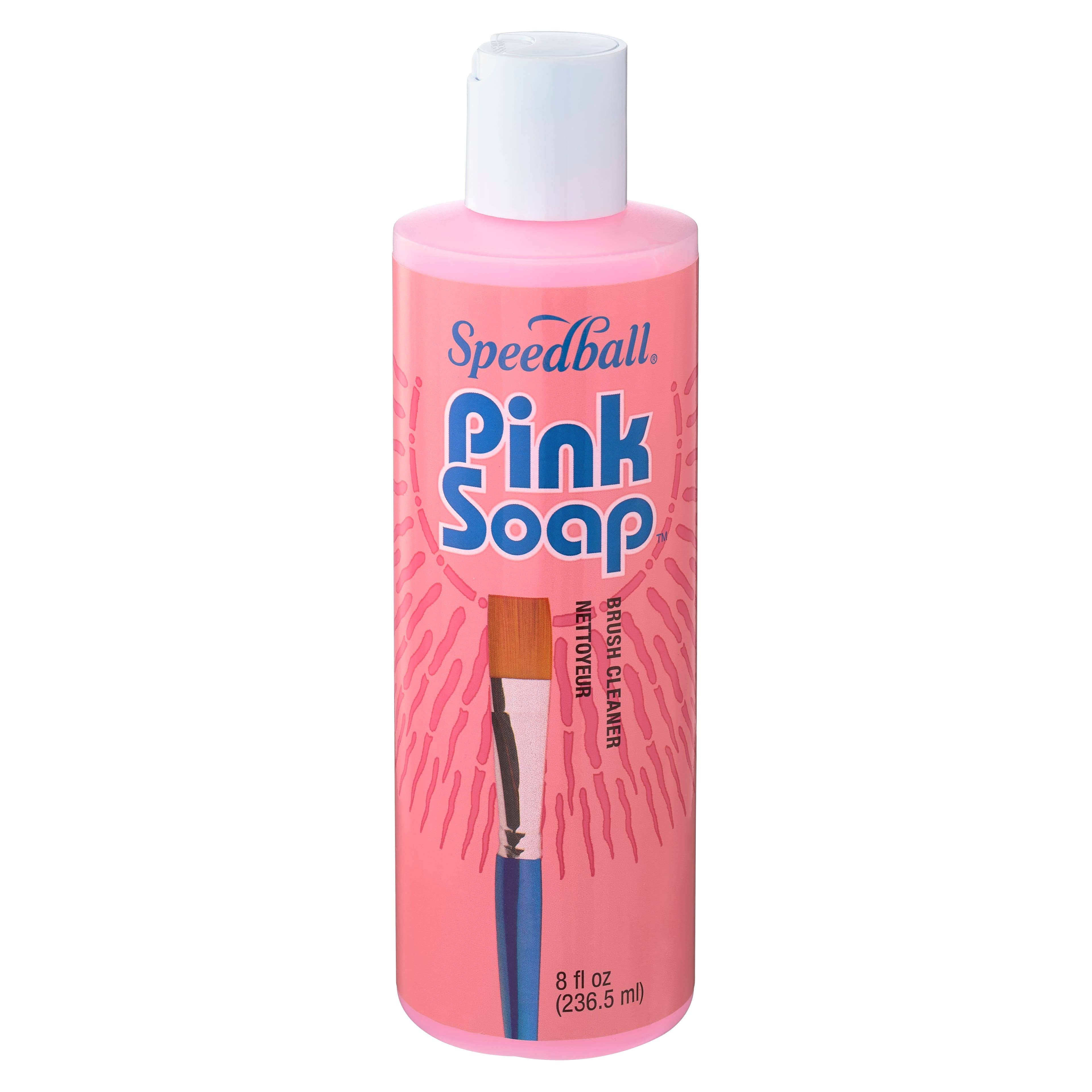 Mona Lisa Pink Soap Artist Brush Cleaner 8 oz. - Walmart.com