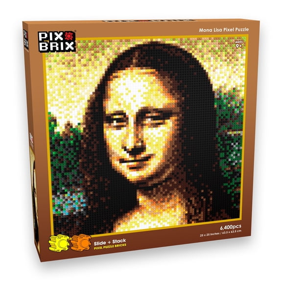 Mona Lisa Pix Brix Puzzle