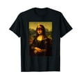 thumbnail image 1 of Mona Lisa by Leonardo Da Vinci history halloween costume T-Shirt, 1 of 5