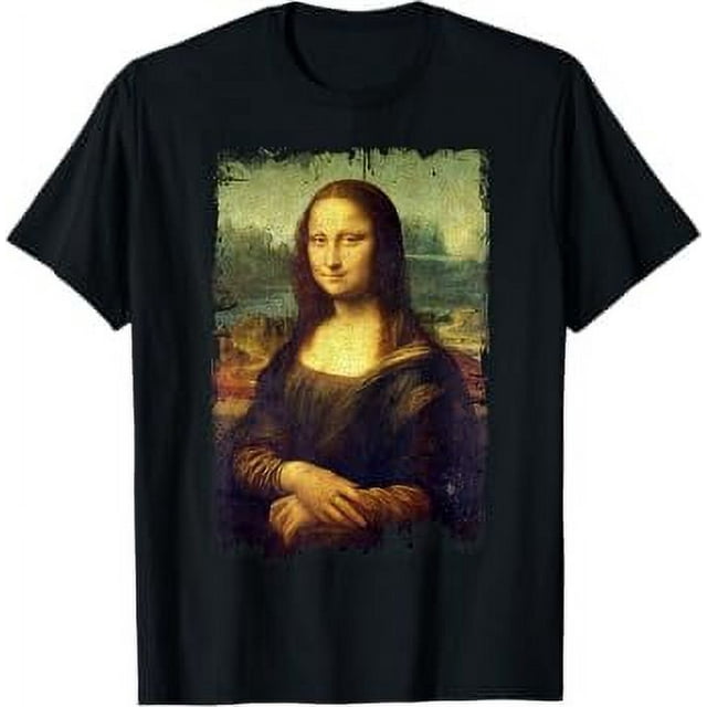 Mona Lisa by Leonardo da Vinci Famous Painting TShirt