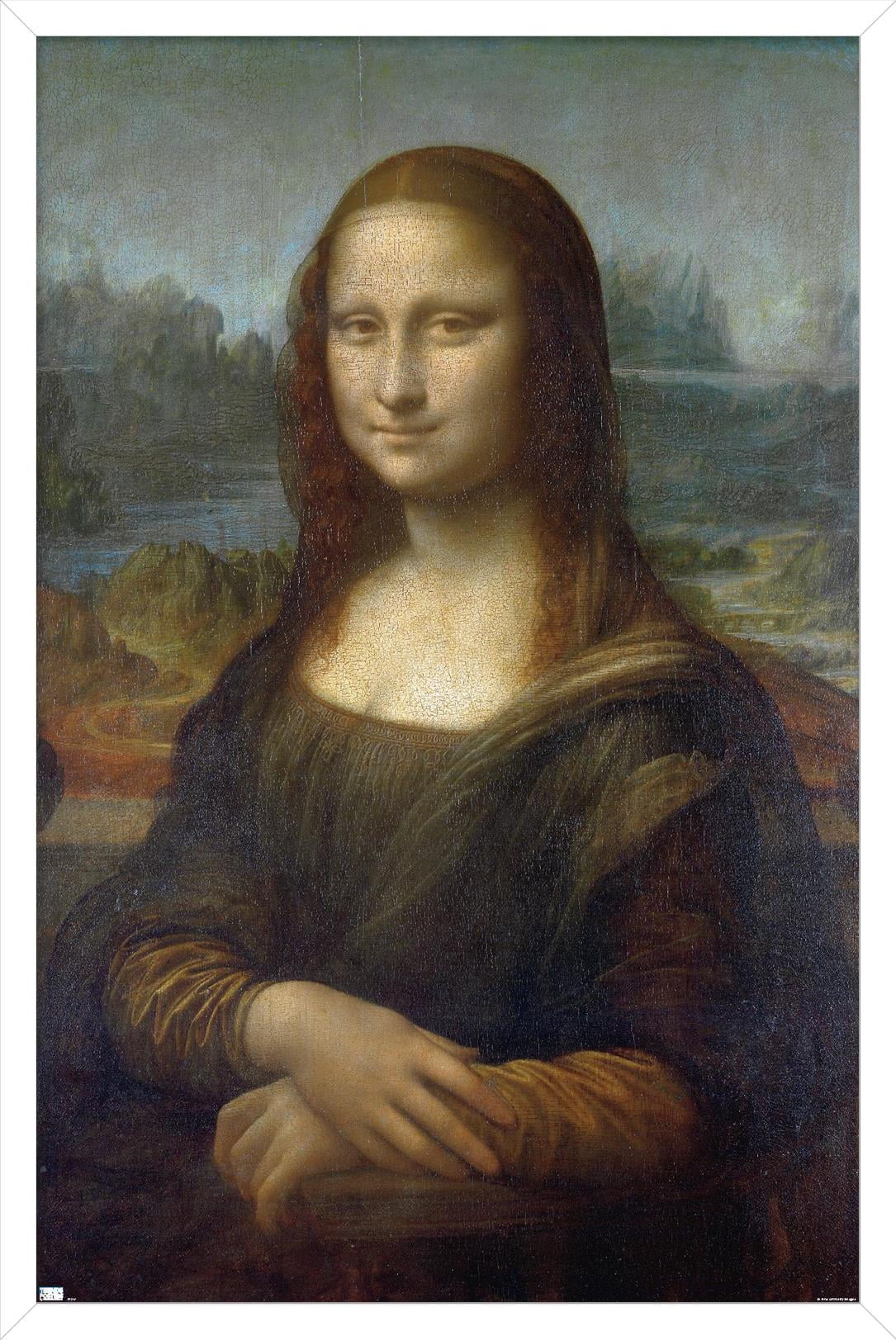 Mona Lisa by Leonardo da Vinci Wall Poster with Pushpins, 22.375