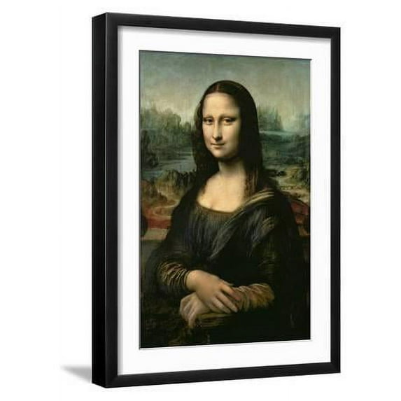 Mona Lisa, c.1507, Figurative World Culture Framed Art Print Wall Art by Leonardo da Vinci Sold by Art.Com