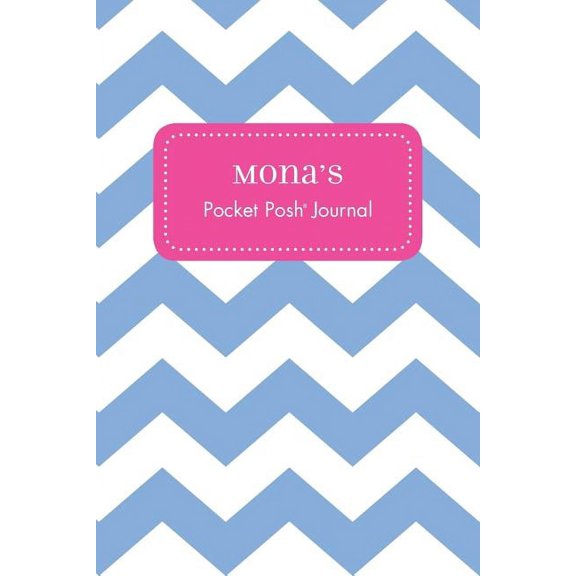 Mona's Pocket Posh Journal, Chevron, (Paperback)