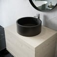 thumbnail image 1 of Monaco 16.5” Round Vessel Sink in Matte Black, 1 of 12