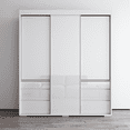 thumbnail image 1 of Monaco 3 Door Modern 71" Wardrobe, 1 of 6