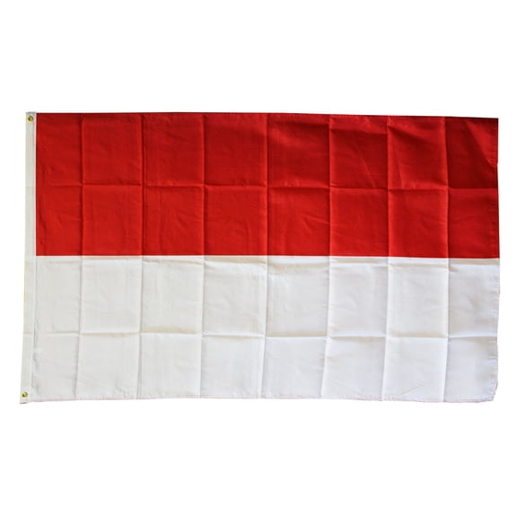 Monaco - 3'X5' Polyester Flag