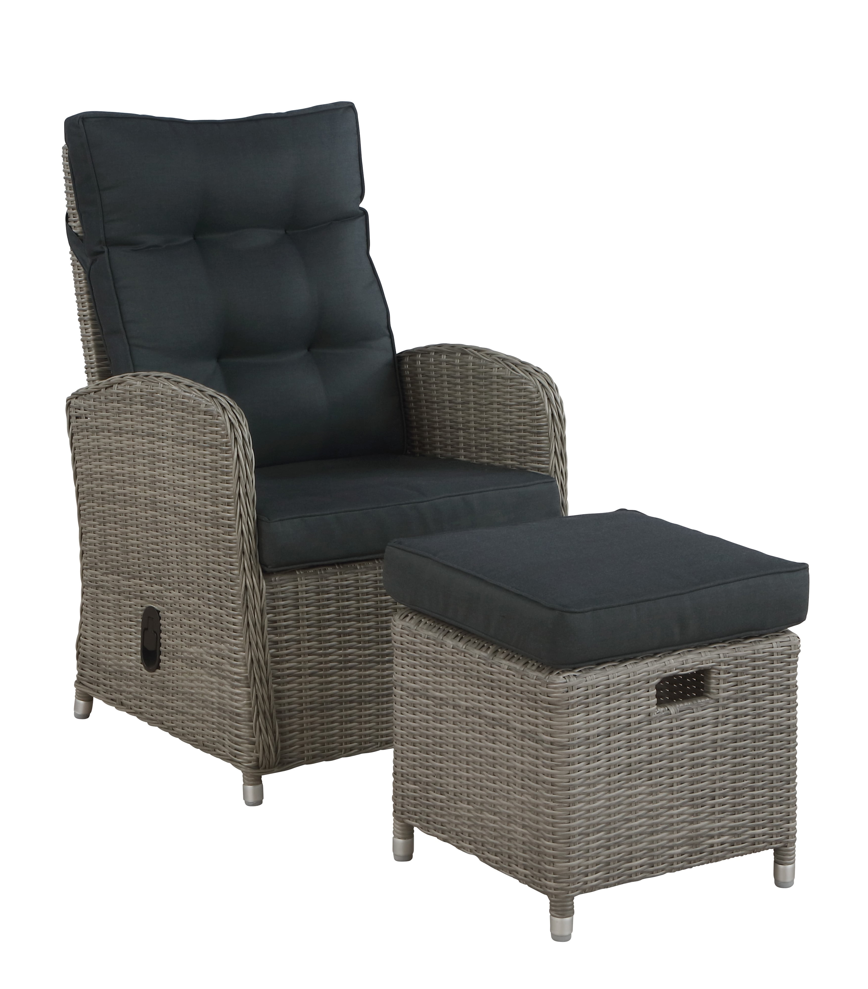 All weather deals wicker patio recliner