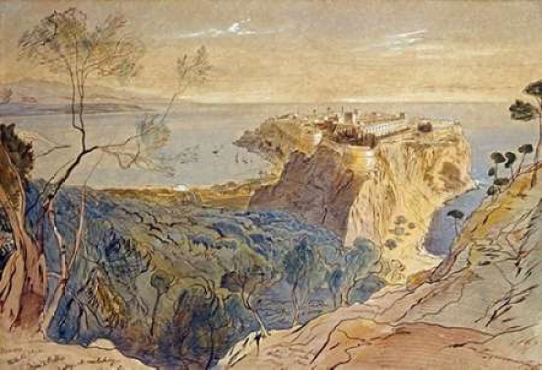 Monaco Canvas Art - Edward Lear (24 x 36)