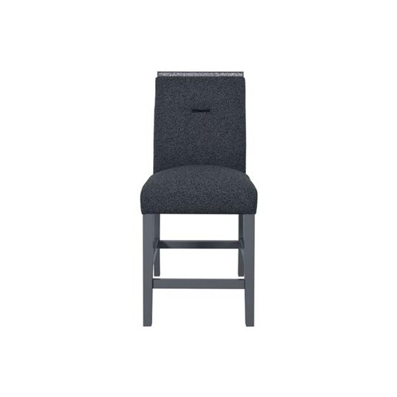 Monaco Dark Grey Bar Stool Kit Of 2
