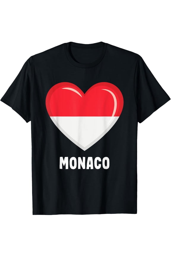 Monaco Flag | Monacan T-Shirt