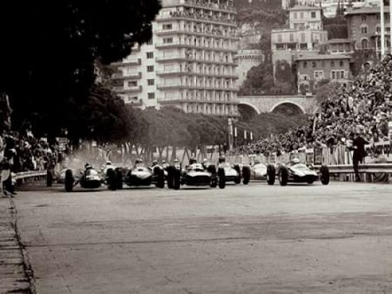 Monaco Grand Prix 1962 Canvas Art - Jesse Alexander (18 x 24)