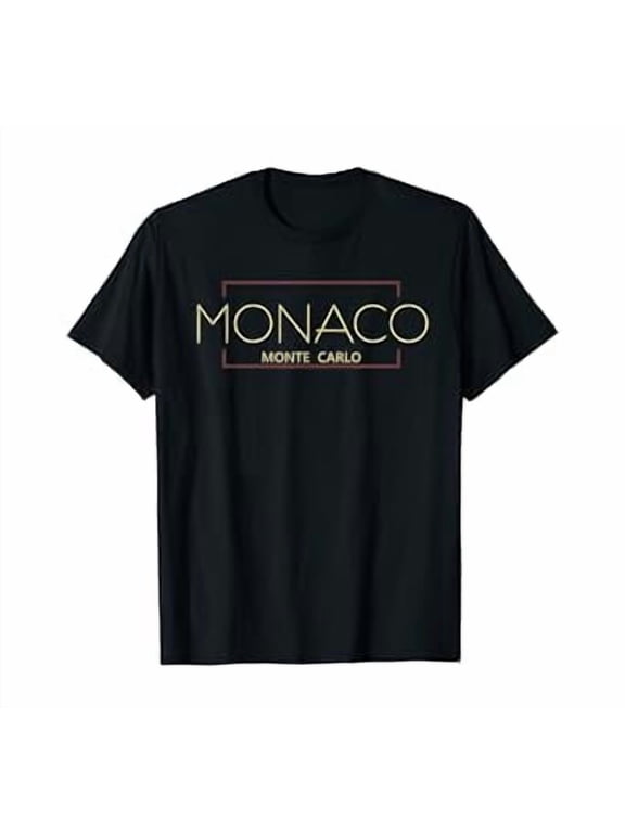 Monaco Monte Carlo Minimalist Modern T-Shirt