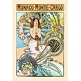 thumbnail image 1 of Monaco - Monte Carlo Poster Print by Alphonse Mucha (18 x 24), 1 of 1