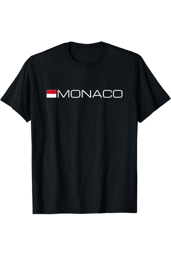 Monaco Montecarlo French Riviera Flag T-Shirt