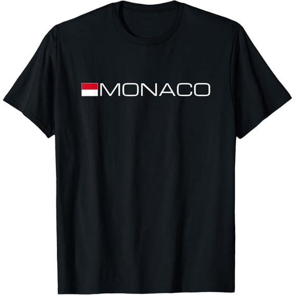 Monaco Montecarlo French Riviera Flag T-Shirt