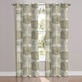 Monaco Printed Window Curtain Panel Pair 84"x38"