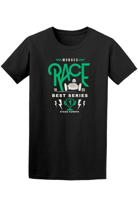 Monaco Race Best Series 1955 T-Shirt Men -Image by Shutterstock, Male x-Large