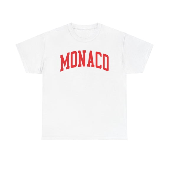 Monaco Shirt Gifts Tshirt Tee Crew Neck