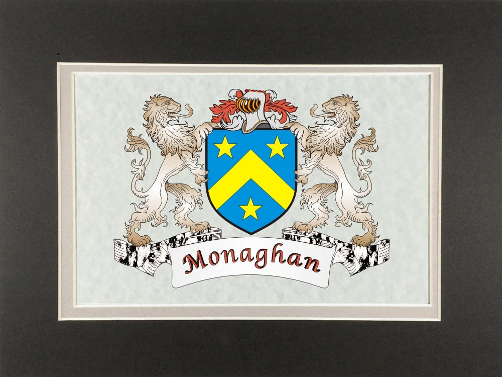 Monaghan Irish Coat of Arms Print - Frameable 9
