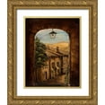thumbnail image 1 of Monahan, Jodi 12x14 Gold Ornate Wood Framed with Double Matting Museum Art Print Titled - Welcome Home, 1 of 4