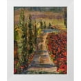 thumbnail image 1 of Monahan, Jodi 12x14 White Modern Wood Framed Museum Art Print Titled - Poppy Road, 1 of 4