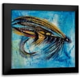 thumbnail image 1 of Monahan, Jodi 15x15 Black Modern Framed Museum Art Print Titled - Salmon Fly King, 1 of 5